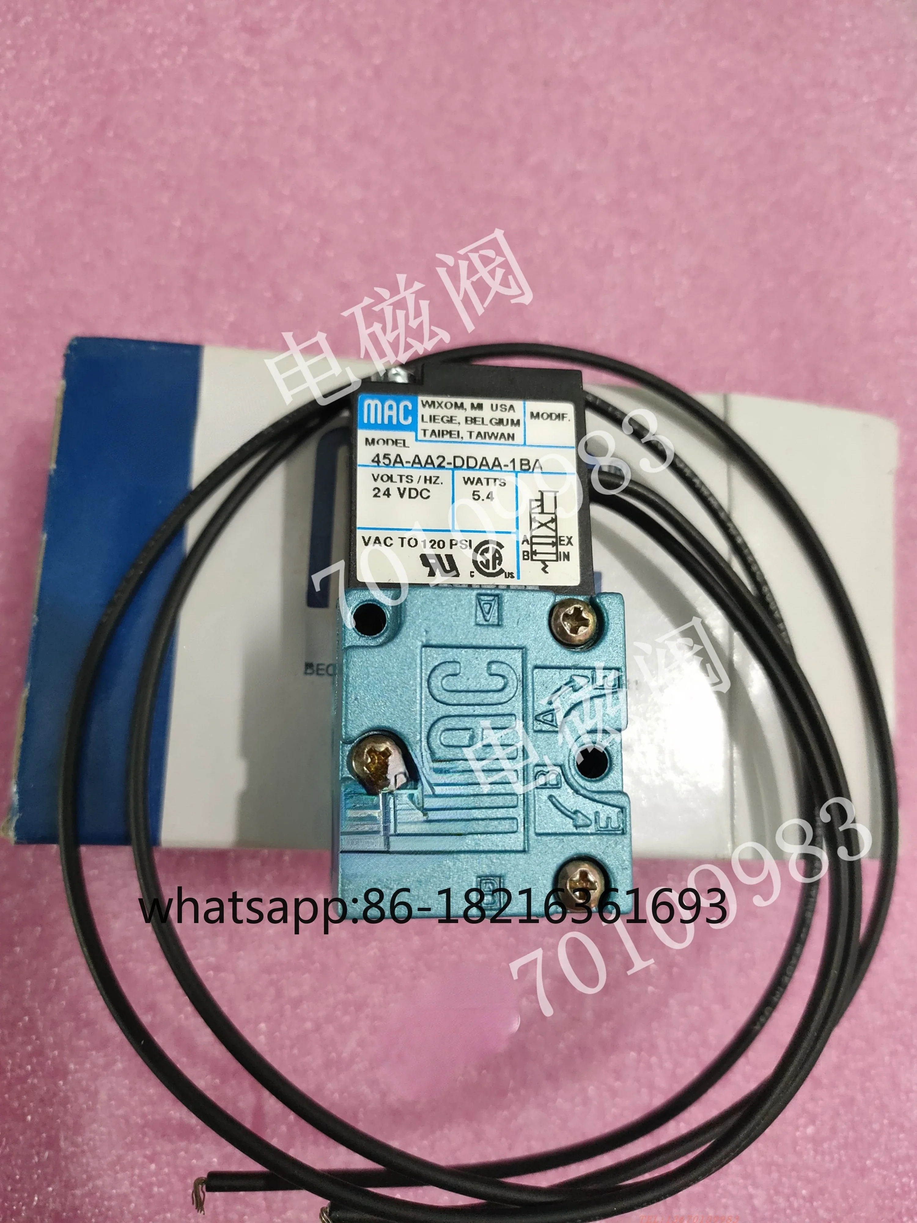 

Электромагнитный клапан45A-AA1-DAAA-1BA DAAJ-1K 45A-AA2-DFFA-1BA DFBA DBCA