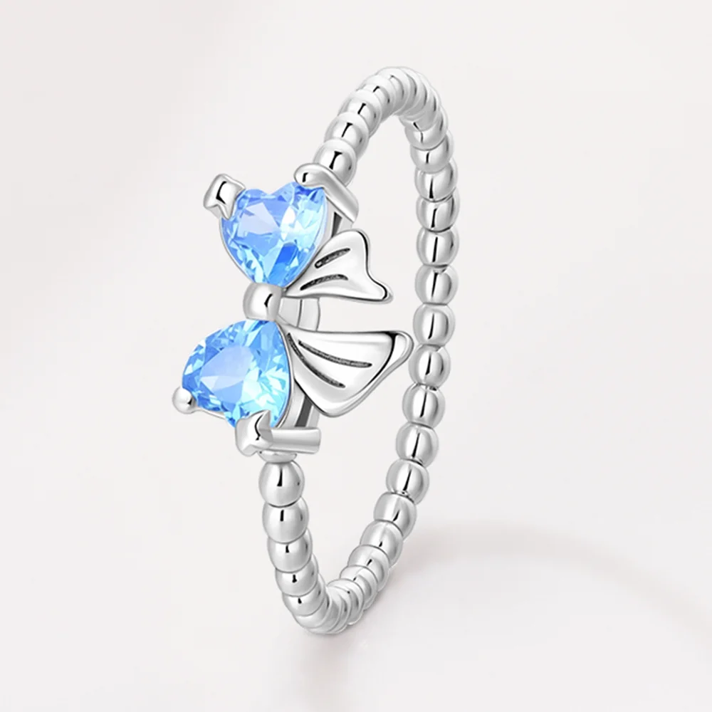 Anéis femininos originais amor infinito arco anel banhado a prata anéis de casamento populares para mulheres jóias de noivado aniversário