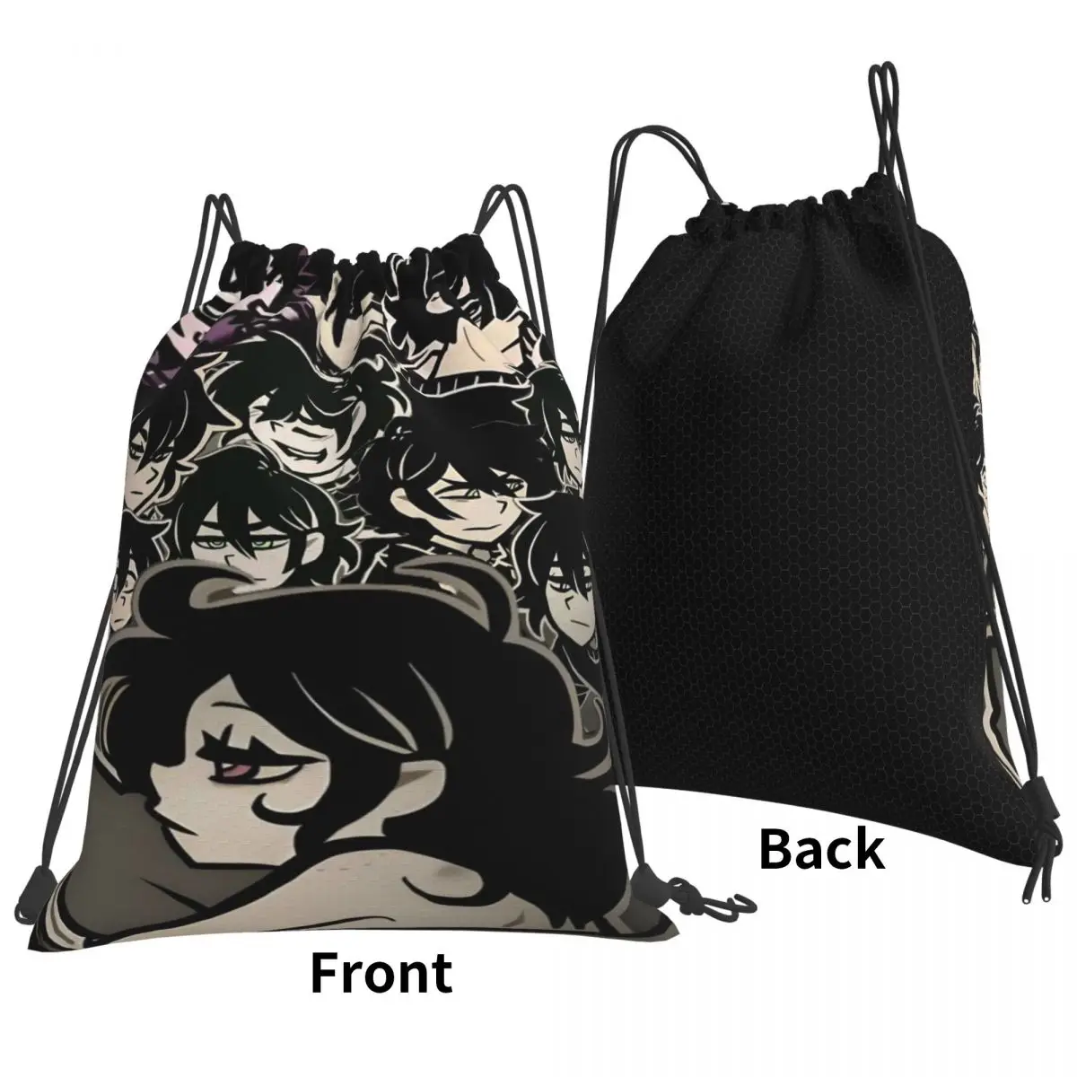 Ashley And Andrew The Coffin Of Andy And Leyley Backpacks Casual Drawstring Bags Storage Bag Book Bags For Man Woman School