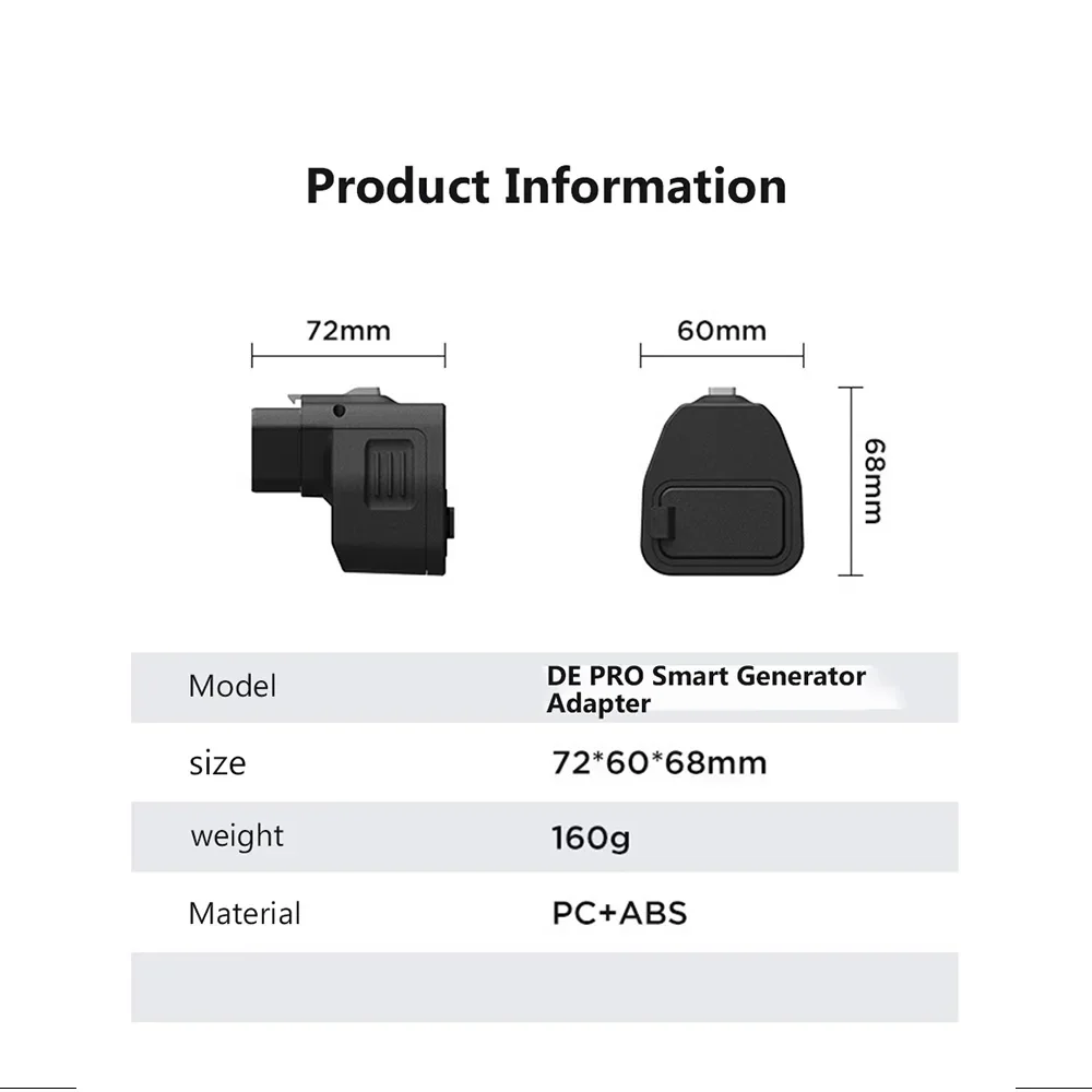 EcoFlow Delta PRO accessories smart generator adapter / charging