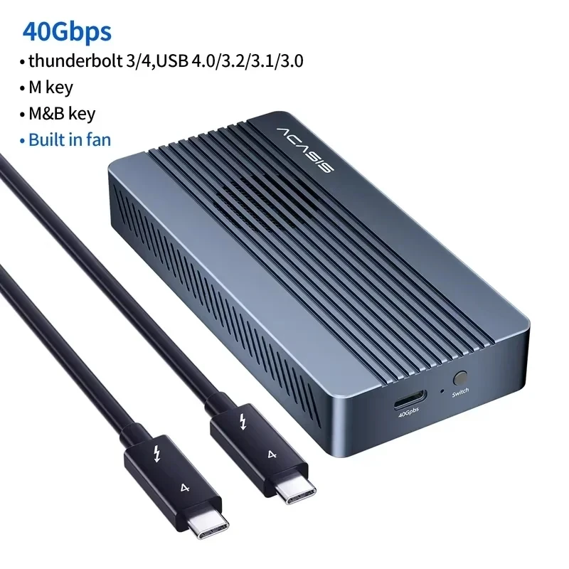 ACASIS 40Gbps M.2 NVMe SSD エンクロージャ M1 M2 Pro/Max 用