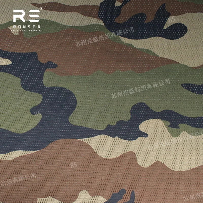 

Французская камуфляжная сетка CCE Centre, 120 г/м2, легкая полиэфирная сетчатая ткань с принтом, мягкая для тактической маски для лица, шарфа