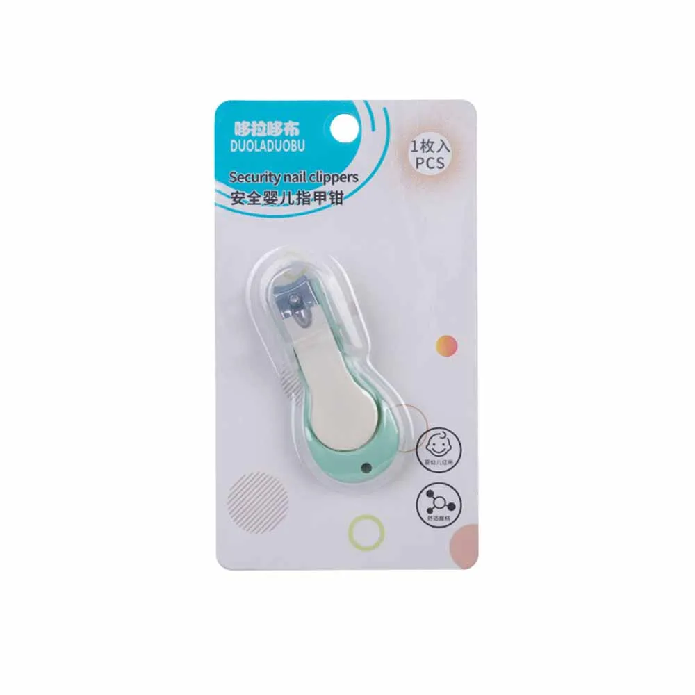 Clean Protective Cover Baby Nail Clippers Stainless Steel Anti-pinch Nail Clippers Baby Supplies Baby Nail Repair Safety