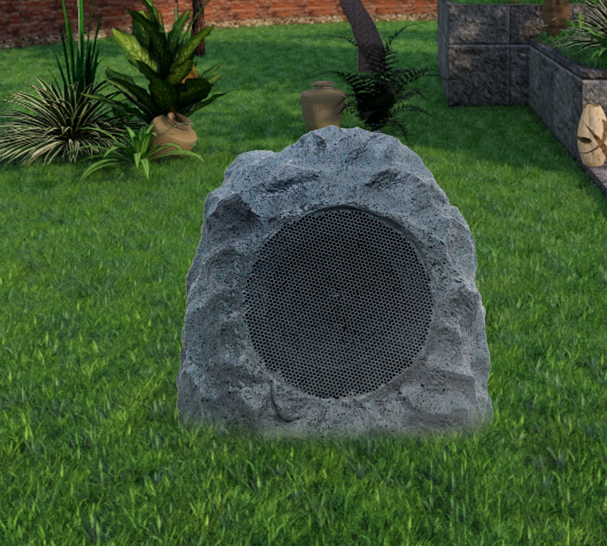 المتكلم روك شكل LED في الهواء الطلق مقاوم للماء سمّاعات بلوتوث صغيرة جديد 2025 جودة عالية الموسيقى حديقة ساحة فناء سطح السفينة الفناء الخلفي