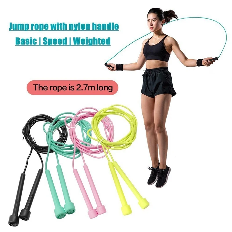 Speed Skills Skipping Rope Adult Jump Rope Weight Loss Children Sports Portable Fitness Equipment Professional Men Women Gym