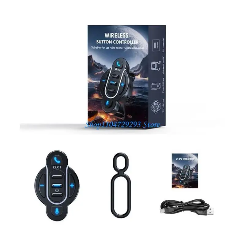 Weatherproof Motorcycle Handlebars Bluetooth-compatible Switches Universal Device Phone Controls Long Ride Battery 