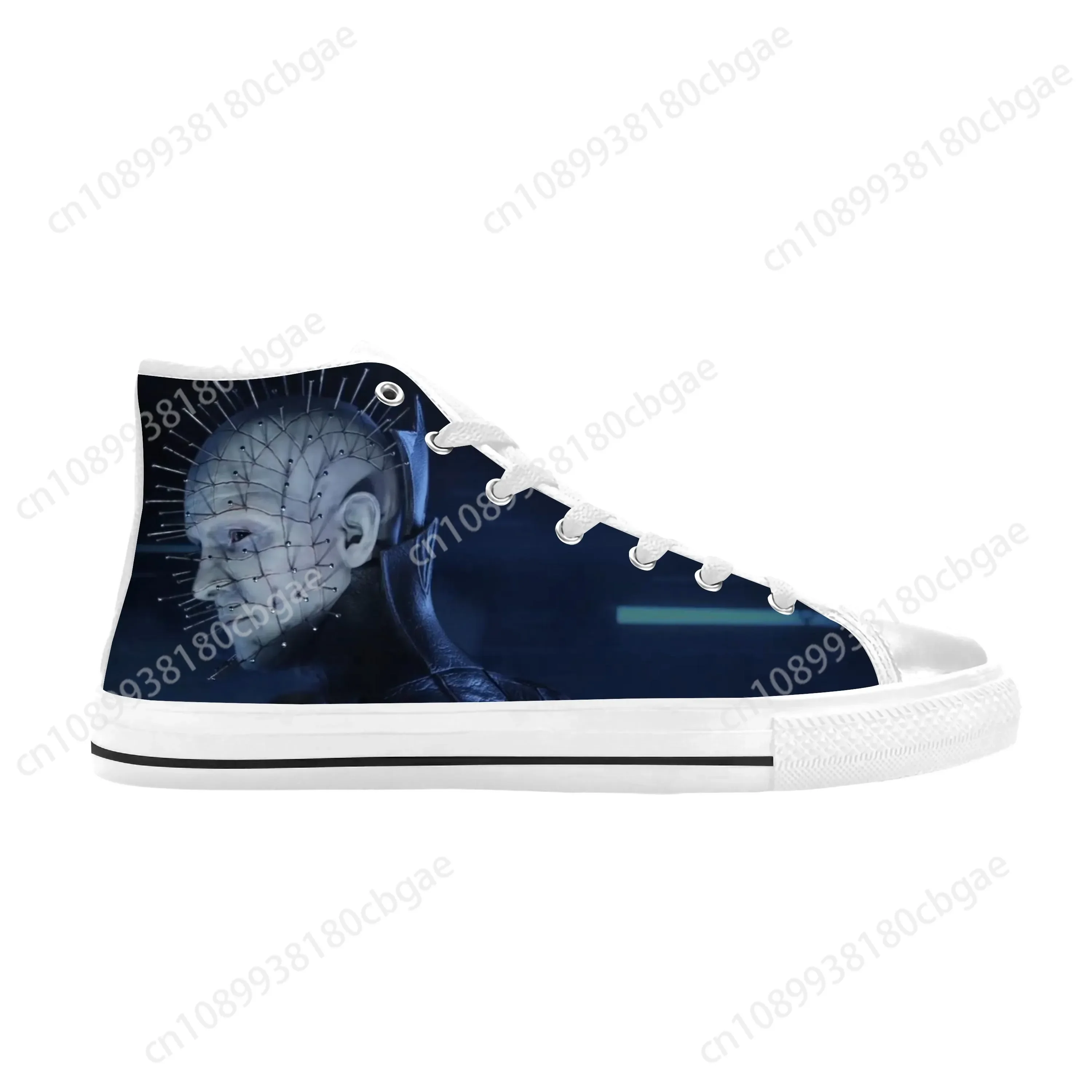 

Pinhead Hellraiser Horror Halloween Scary Gothic Casual Cloth Shoes High Top Comfortable Breathable 3D Print Men Women Sneakers