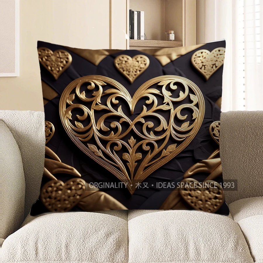 Sarung Bantal Bermotif Hati &  - Pillow Cover 20X20 ulasan dan harga