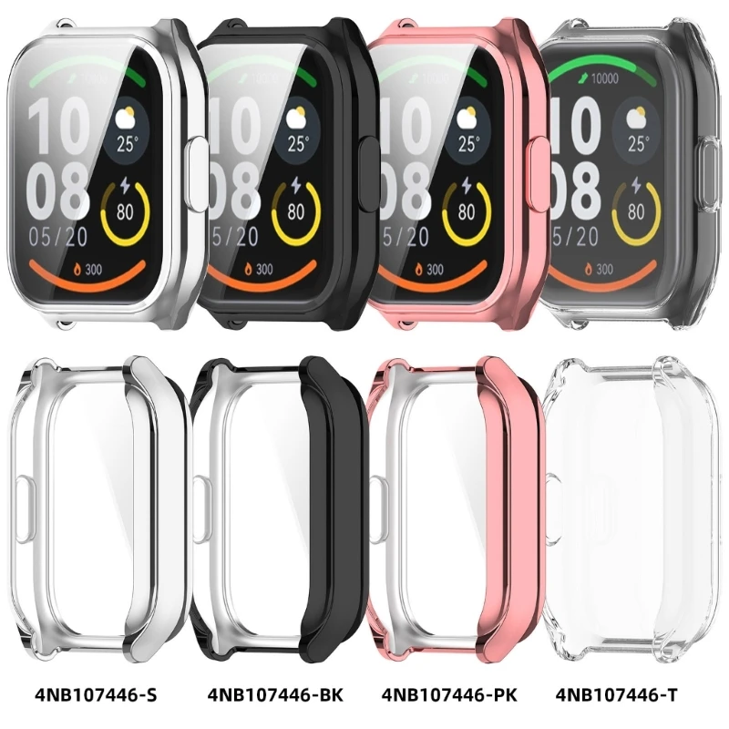 Full Coverage Case Shock-resistant Watch Protective Cover Skin for Watch 2 Pro LS02 Pro Smartwatches Protectors Sleeve