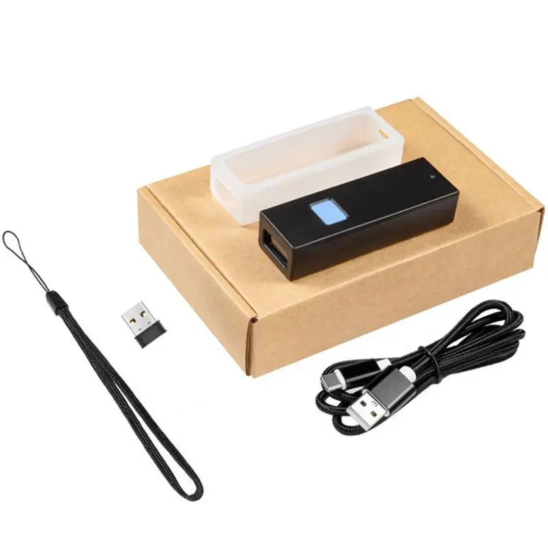 Bluetooth Enabled Wireless Barcode Scanner 1D 2D Mini Pocket Bar Reader Portable BT QR Code PDF417 Reader For PC Phones - view 4