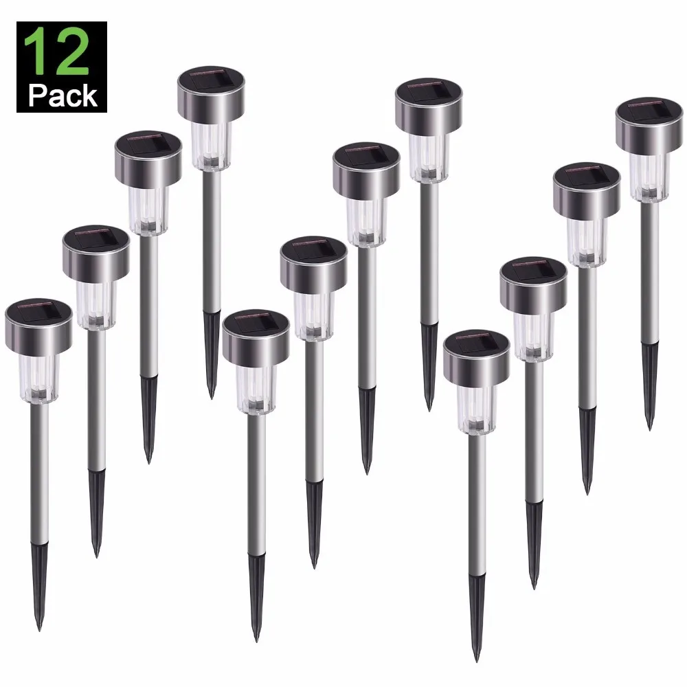 

Outdoor Solar Powered Lamp Lanter Waterproof Landscape Lighting For Pathway Patio Yard Lawn Decoration 10pack Solar Garden Light