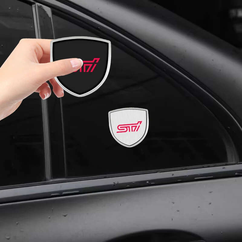 

1/2pcs 3D Metal Car Styling Shield Emblem Badge Stickers For SUBARU WRX STI Forester Impreza Legacy Outback BRZ Car Accessories