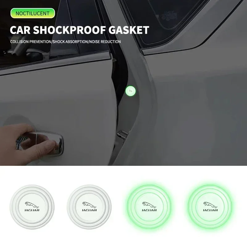 

Светящиеся амортизирующие наклейки-прокладки на двери автомобиля, предотвращающие столкновения, для Jaguar XE XF XJ F-Type F-Pace X XKR XEL F-PACE