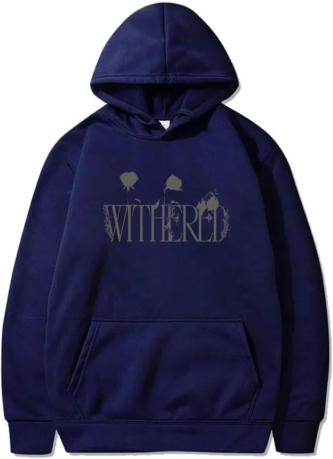 D4vd Withered Logo Bluzy z kapturem 2025 Tour Merch Pullovers Kobiety Mężczyźni Moda HipHop Streetwear Bluzy z długim rękawem