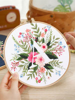 Alphabet Embroidery Kit beginner, Easy modern craft, Starter kit-Embroidery beginner kit, Needlepoint, DIY Craft Kit