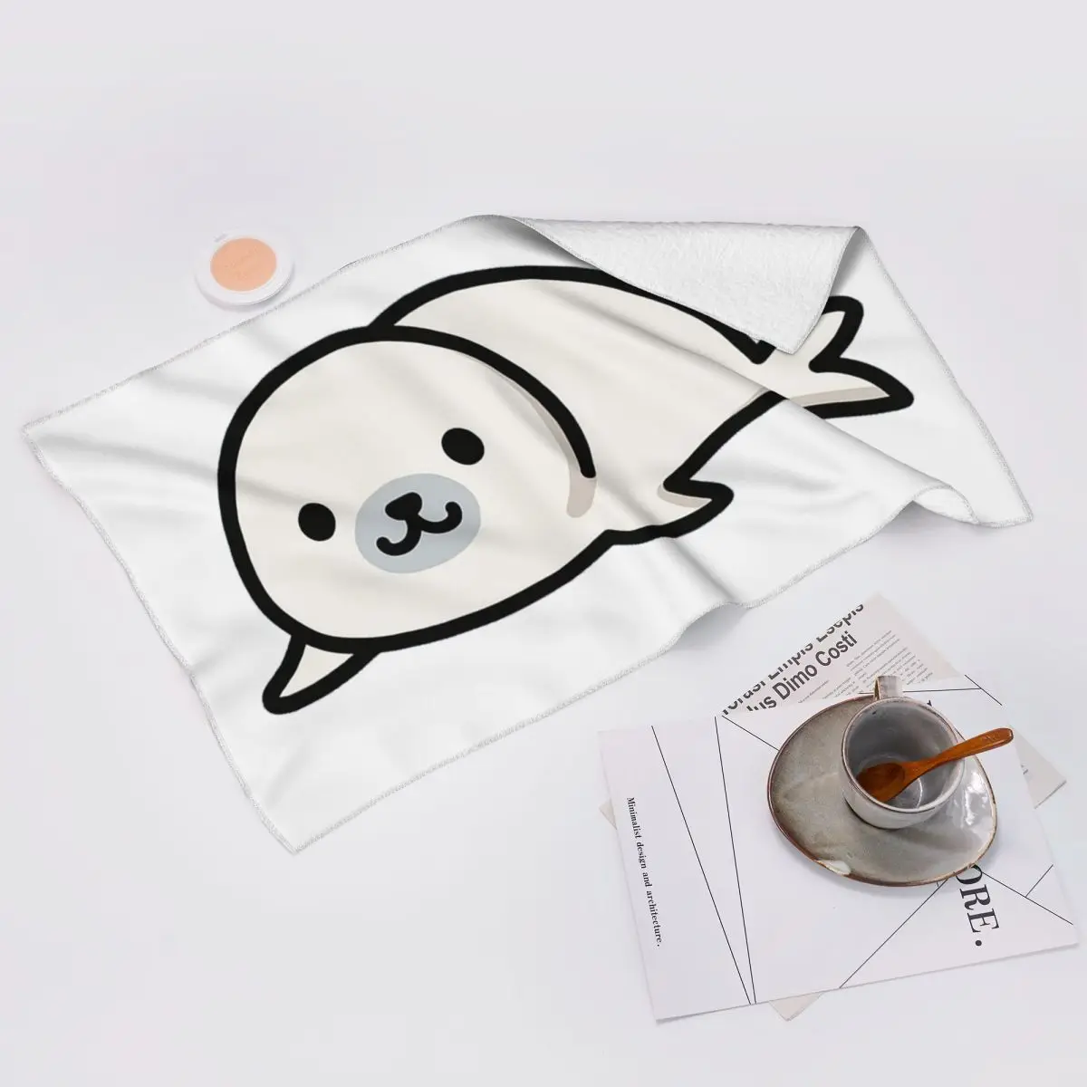 Custom Seal Soft Face Towel Quick Dry Pool Bath Cotton Towels Breathable