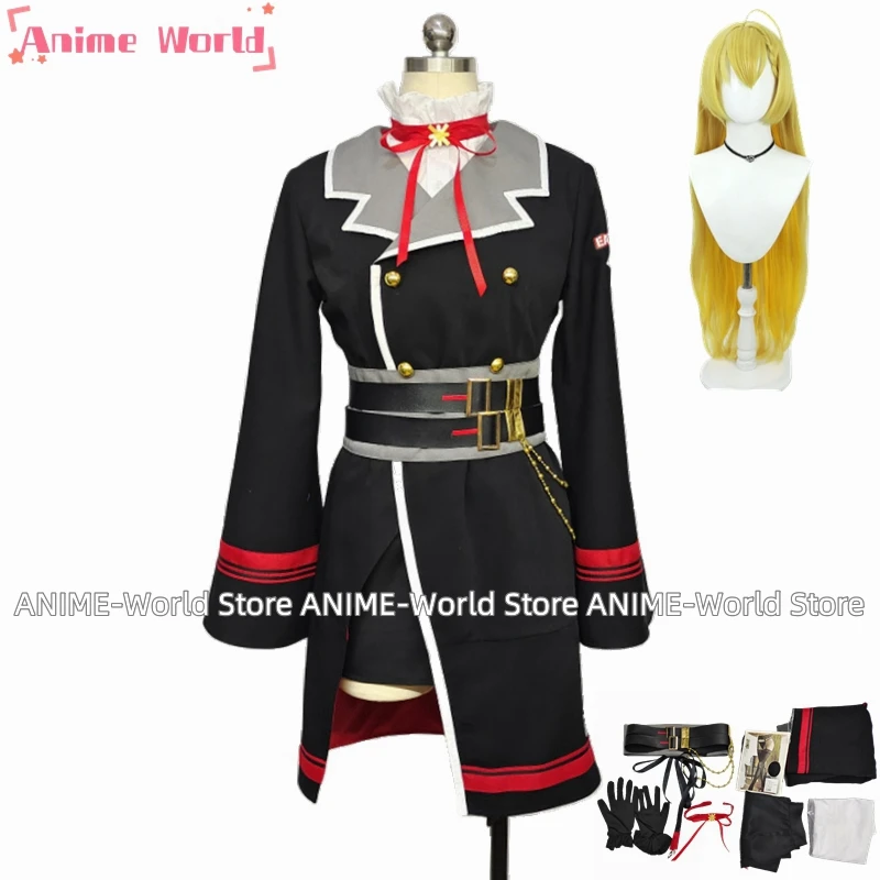 《Custom size》 Wanibuchi Akari Cosplay Women Costume Anime Game Adult Halloween Wig