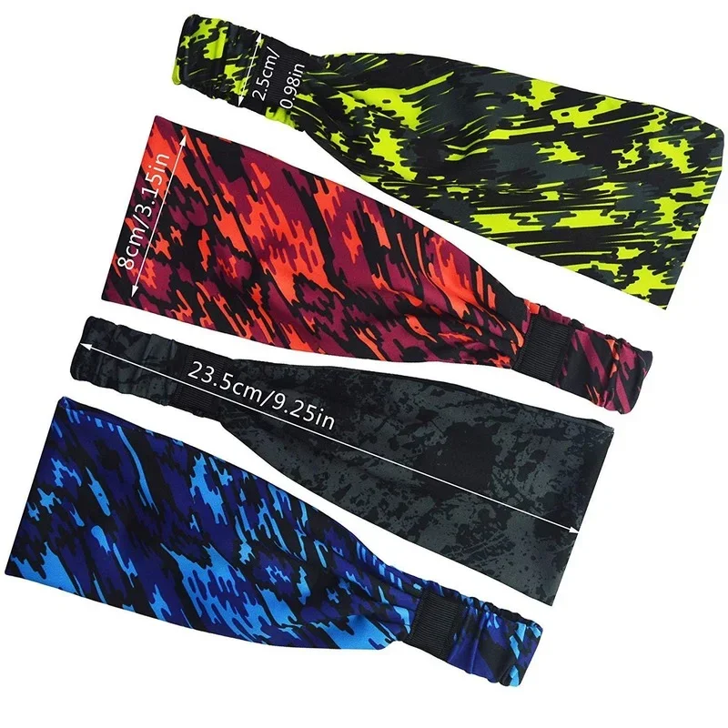 Sport Headbands Bike Cycling Running Sweatband Fitness Jogging Tennis Yoga Gym Headscarf Head Sweat Hair Band Bandage Men Women