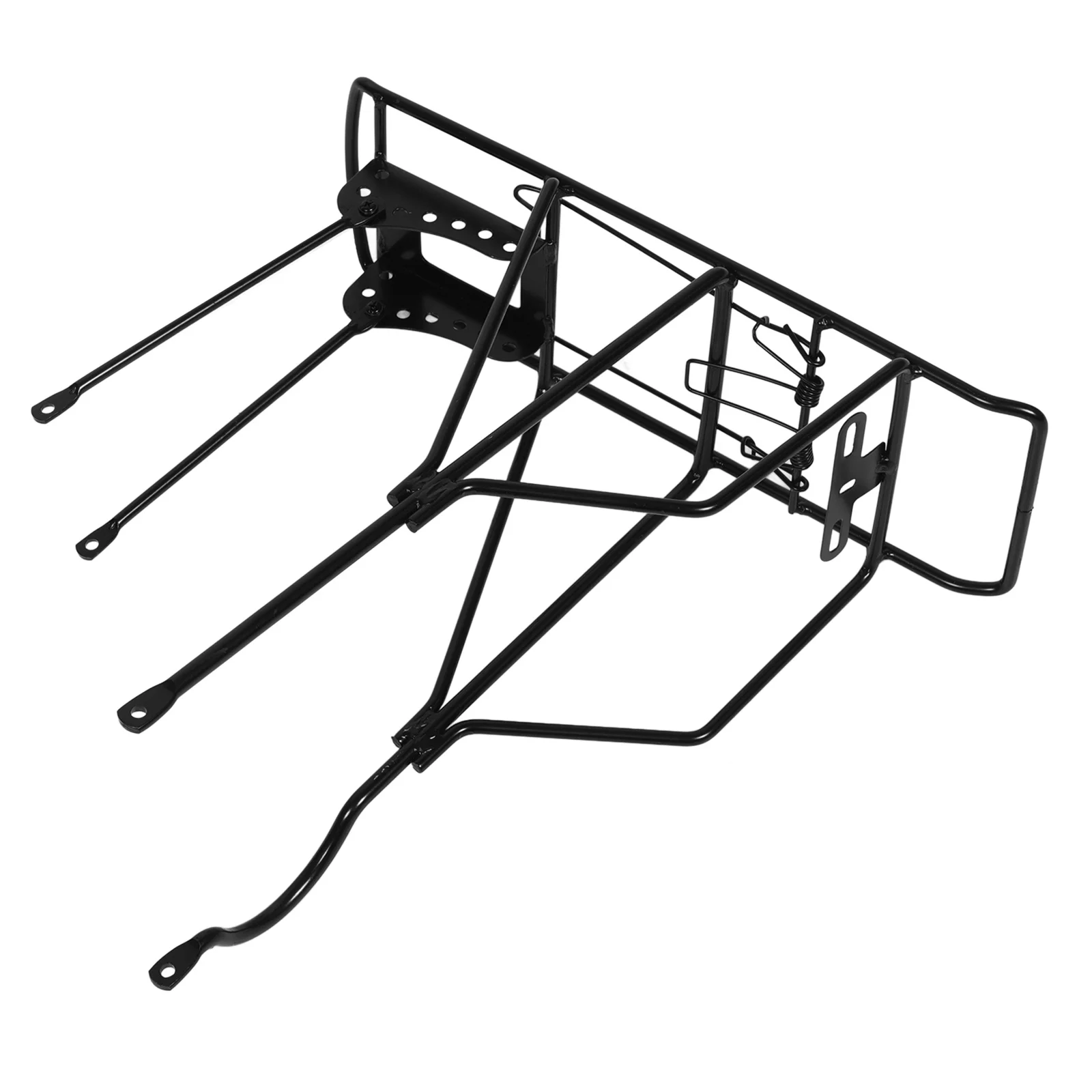 

Solid Rear Bike Rack Heavy Duty Mountain Bicycle Luggage Carrier for Passengers and Cargo Adjustable Back Rack for Adult Bikes