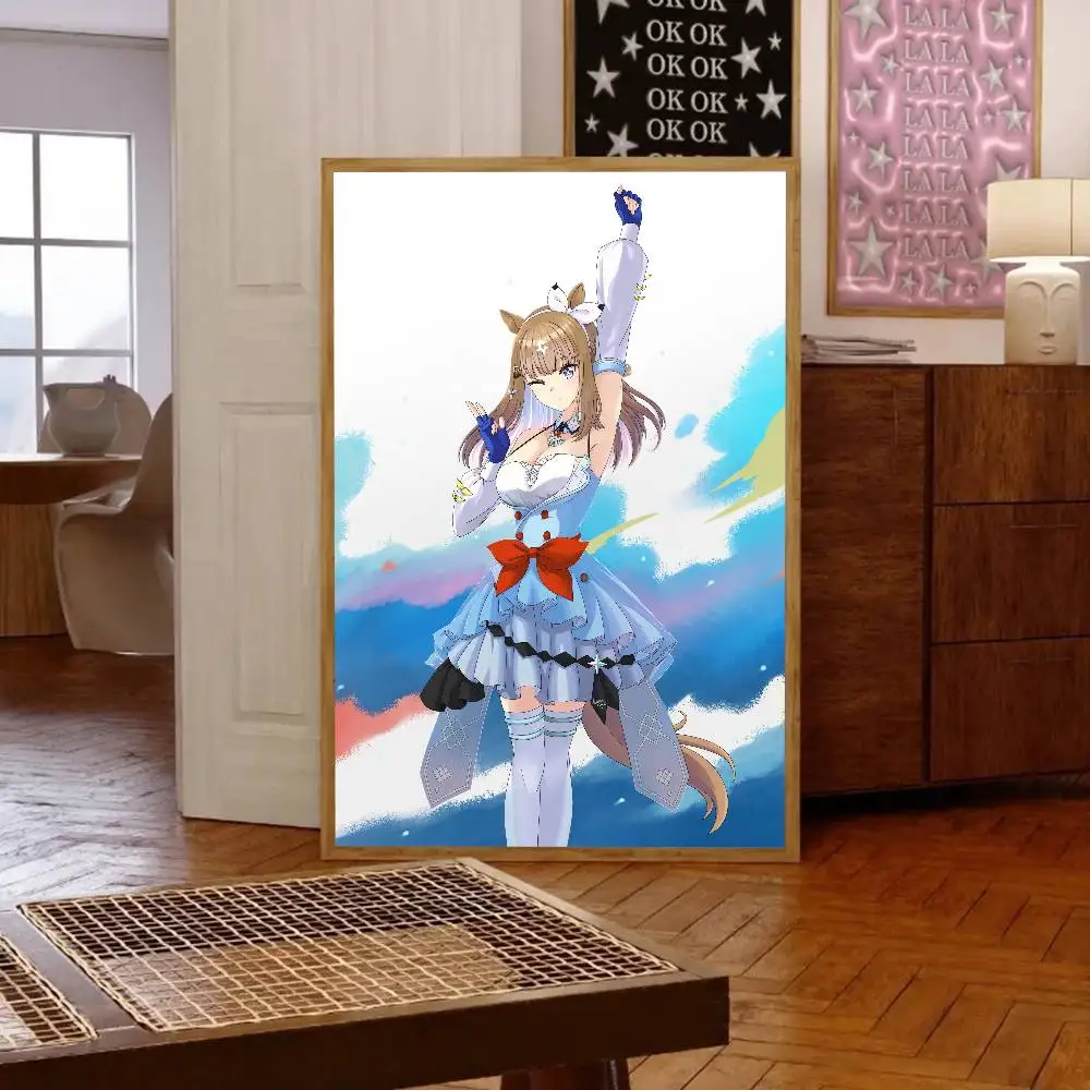 1 قطعة عين اللوز أوما موسومي جميلة ديربي المشارك طباعة لغرفة النوم غرفة المعيشة ديكور المنزل اللوحة جدار الفن HD صورة جدارية