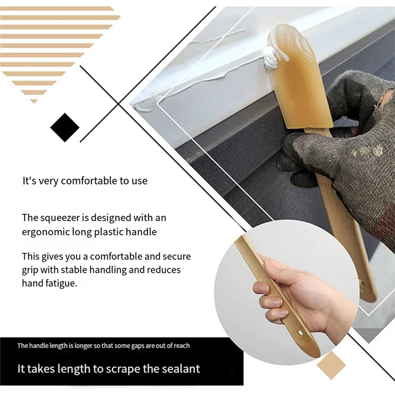 

WCS-12PCS резиновый инструмент для уплотнения разного размера, шпатели для уплотнения, инструмент для отделки плитки, раковины, плинтуса