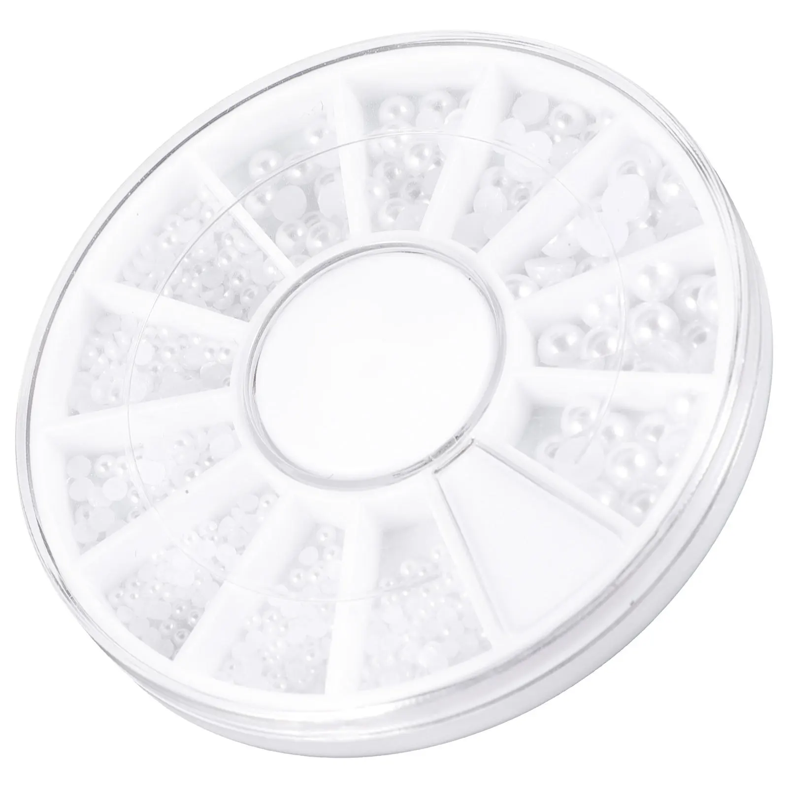 200 Stück gemischte Größen, flache Rückseite, weiße Perlen-Cabochons, Kunstharz, Nagelkunst, Schmuck, Handwerk, Dekoration, Knöpfe, Armbänder, Haarnadeln