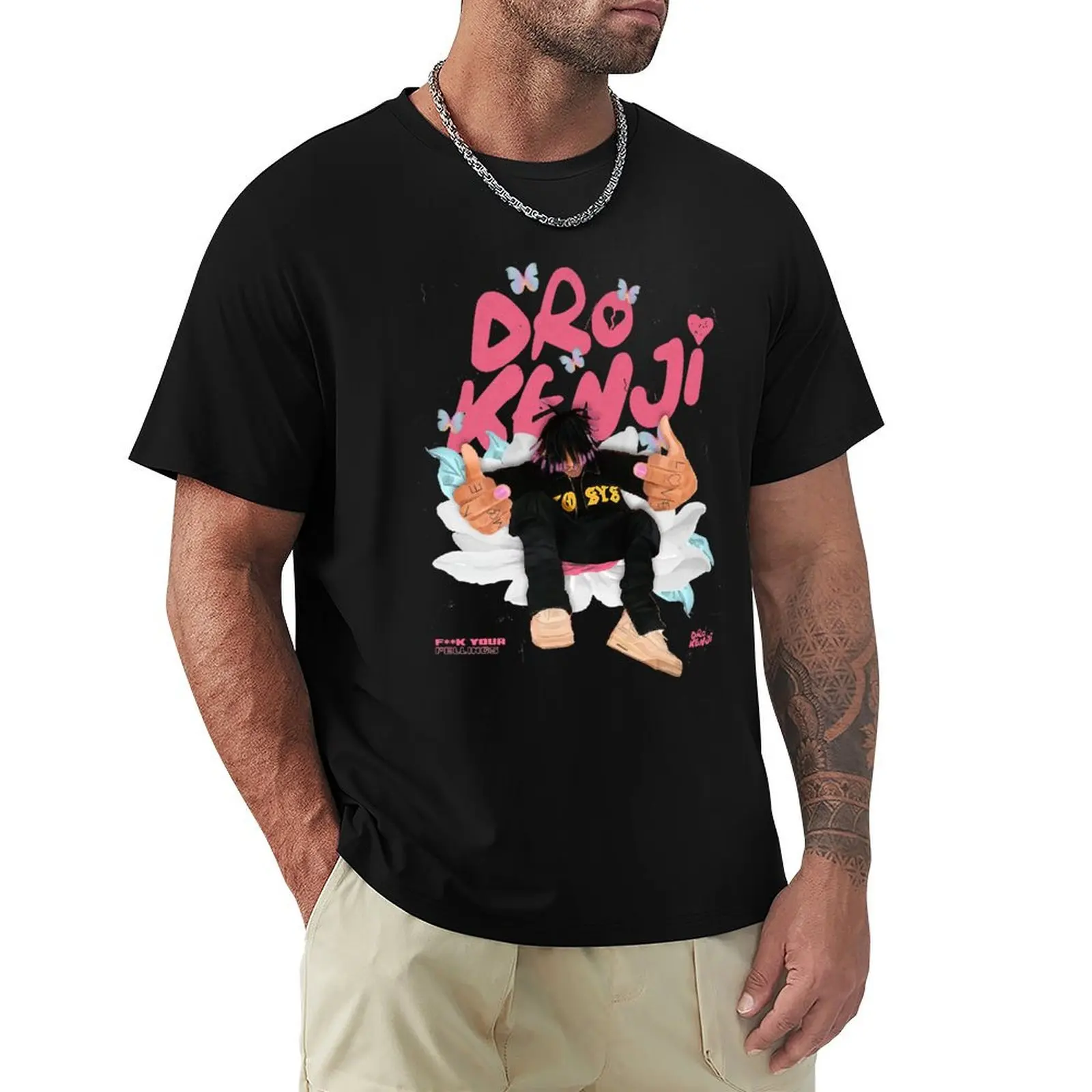 T-shirt Dro Kenji Merch pour hommes, chemises de créateurs, t-shirt surdimensionné, mode masculine