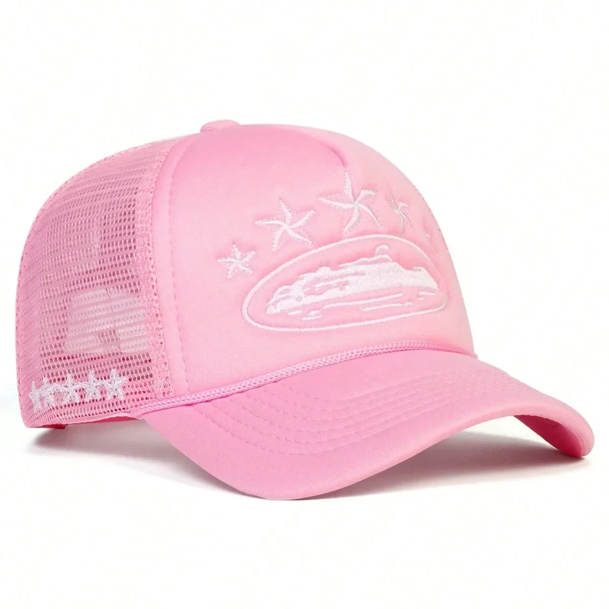 Unisex Mannen Vrouwen Cap Pentagram Borduren Baseball Netto Caps Lente Zomer Outdoor Verstelbare Casual Hoeden Zonnebrandcrème Hoed