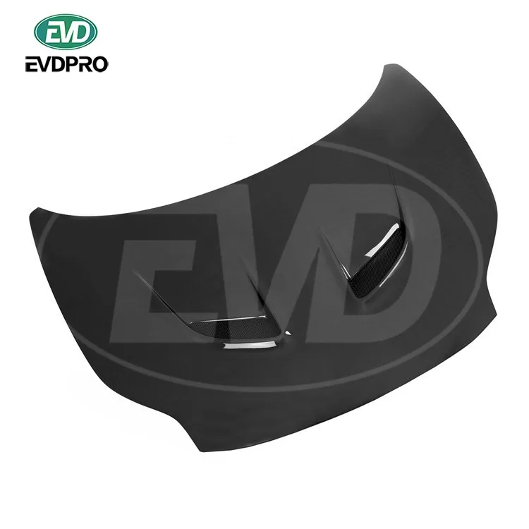 لفيراري 458 إيطاليا والعنكبوت 2011-2016 الأشرعة السوداء نمط غطاء محرك السيارة كامل من ألياف الكربون #2