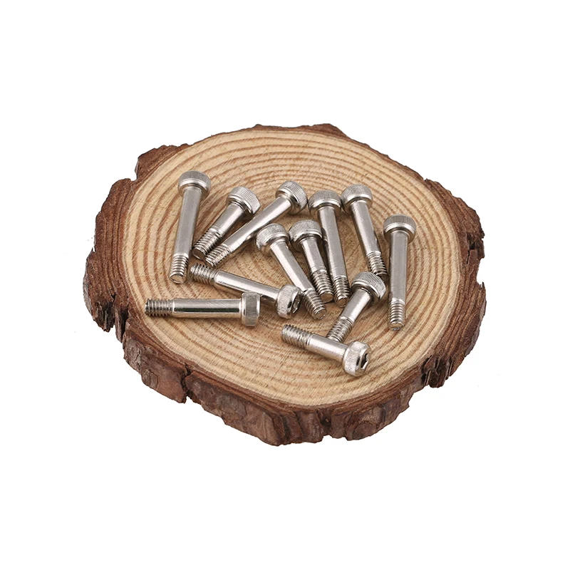 12.9 등급 세미 스레드 육각 소켓 나사, RC 슬리브 나사 모델, 하프 투스 니켈 도금, 10 개