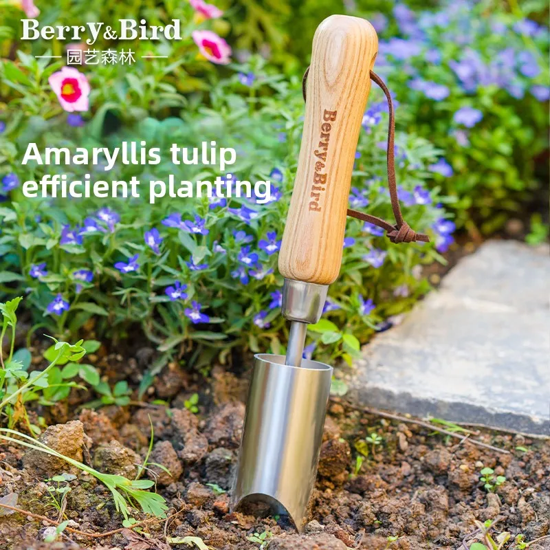 Berry & Bird Gardening Forest Bulb Planter Bulb Transplant Tulip Hyacinth Burrowing Gardening Tools