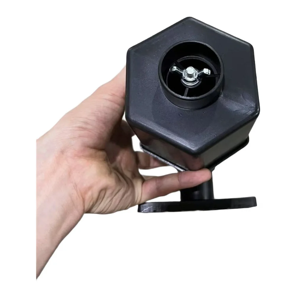 Air Compressor Filter Noise Reduction Round Plastic Shell Muffler For  2090 Hexagonal Twin-cylinder Air Compressor Power Tool