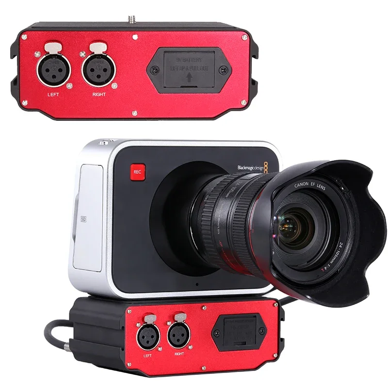 NEW Saramonic BMCC-A01 Camera Microphone Audio Adapter Mixer Professional for Blackmagic Cinema Camera view 4