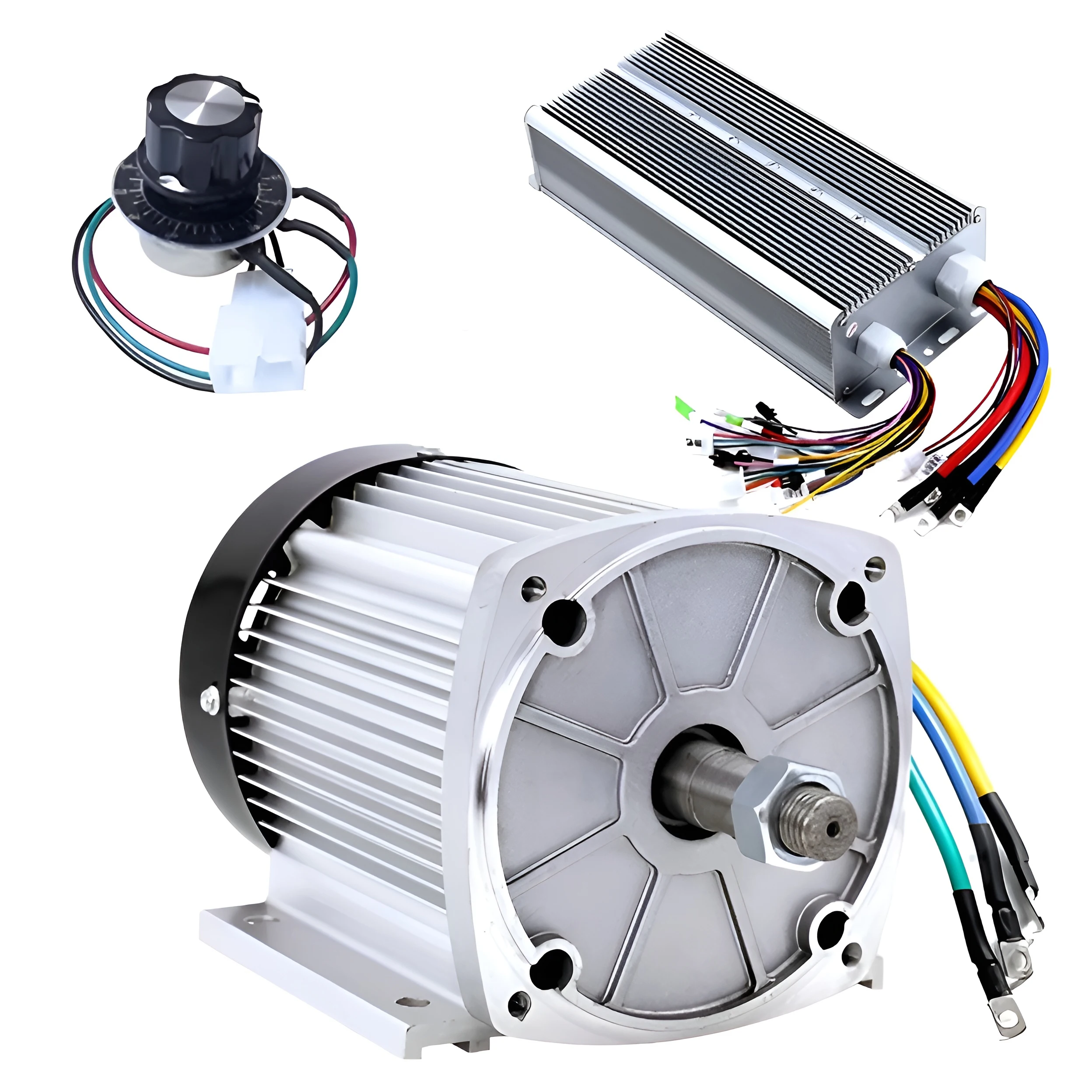 800W-3000w BLDC DC Brushless Waterproof Drive Motor Electric Rickshaws Tricycles 48V 60V 3500rpm Shaft Permanent Magnet 72V Fan