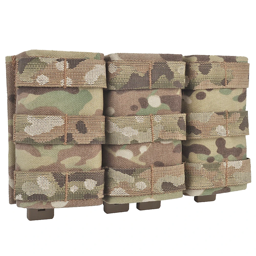 MOLLE M4 AK47 bolsa Triple para revistas insertos de retención Clip de malicia para LV119 FSCK AVS FCPC chaleco táctico accesorios de Paintball