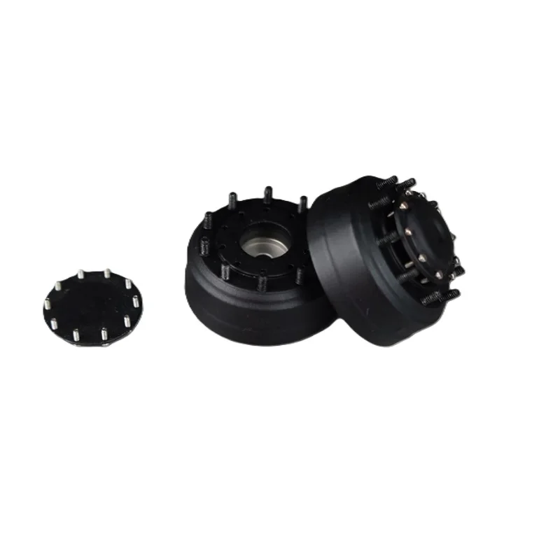 SCALECLUB 1/14 Mozzo ruota anteriore Mozzi RC Camion con rimorchio Autocarro con cassone ribaltabile Aggiornamento universale Accessorio di simulazione in metallo