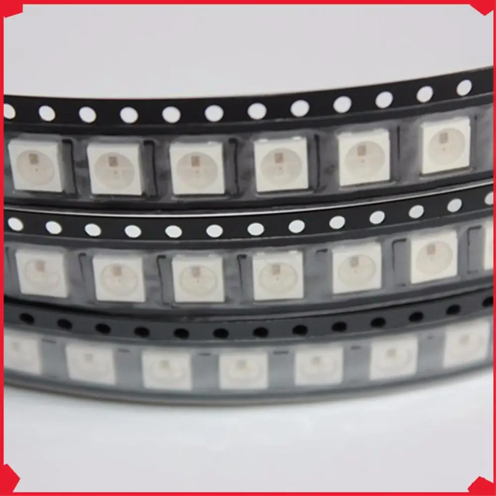 

B17B 500Pcs WS2812B (4Pins) LED Chip 5050 RGB SMD White Version WS2812 Individually Addressable Digital Pixels DC5V