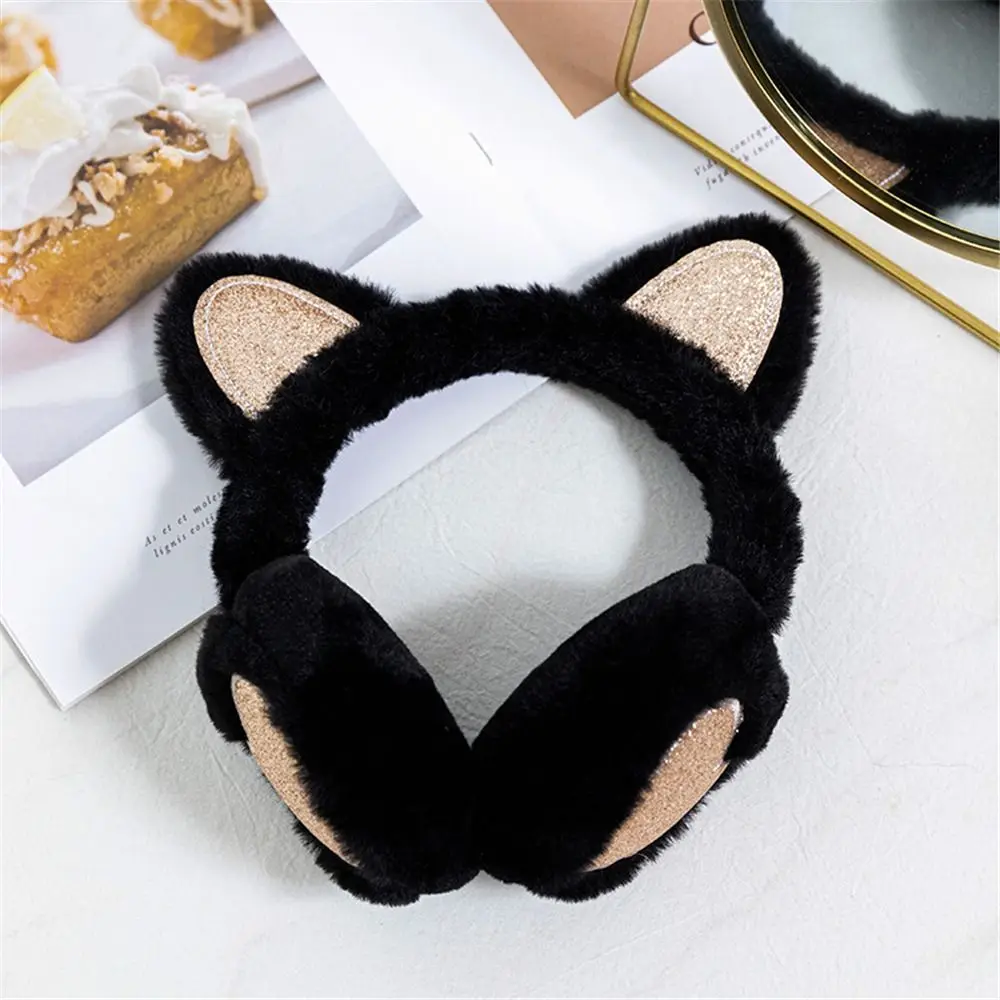 Fashion Cute Animal Earmuffs Winter Warm Outdoor Ear Covers Headband Soft Furry Ear Warmers Foldable Ear Muffs Earlap