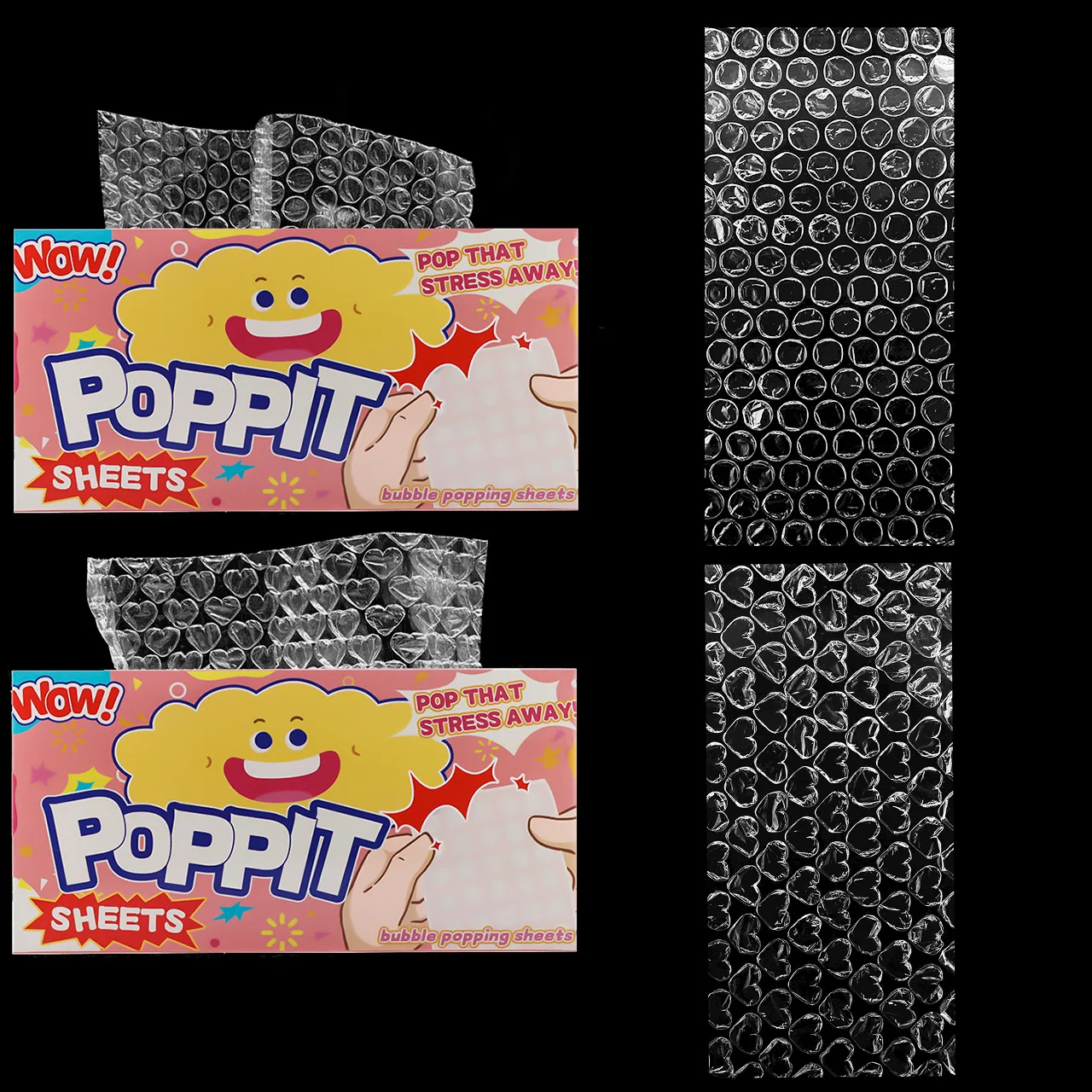 

Листы Poppit, креативные забавные пузырьковые бумажные салфетки, игрушки для взрослых, офисные игрушки для снятия стресса, пузырьковая бумага, фильм «Любовное сердце», шутки для салфеток