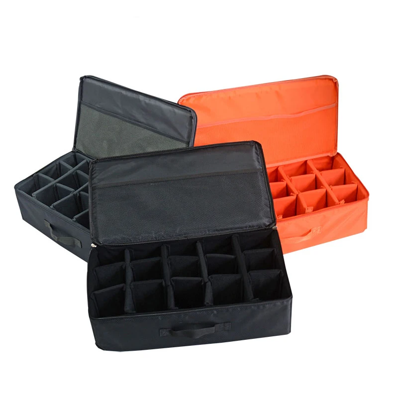 Interval For Protective Box Tool Case Lining Removable Zippered Partition File Bag