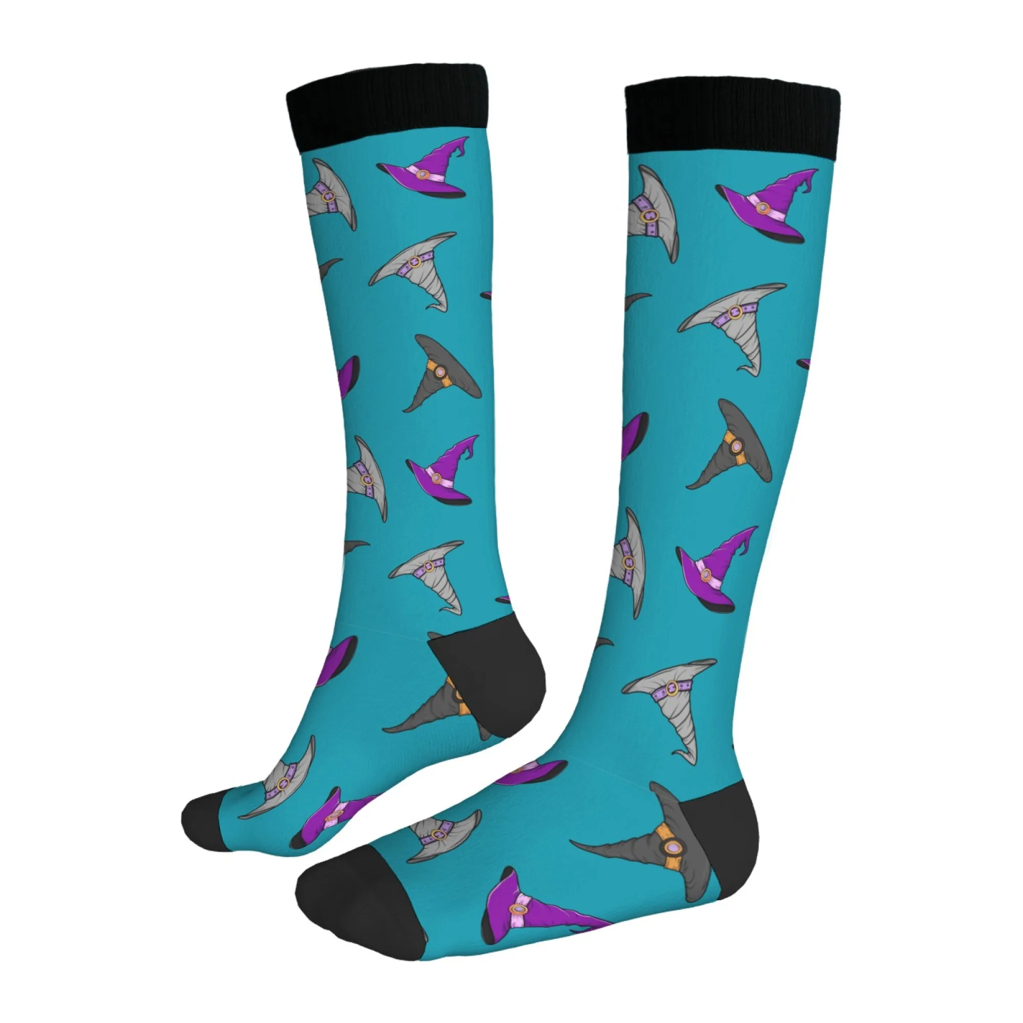 Cartoon Wizard Hat Novelty Stockings Comfortable Warm Fashion Cute Women's Socks Harajuku Style Halloween Funny Happy Socks Gift