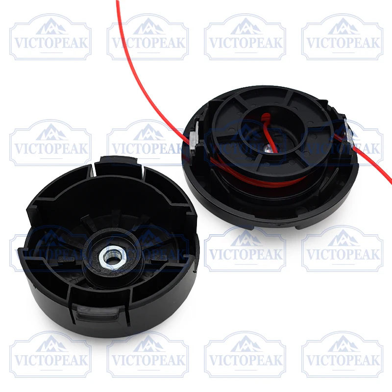 Victopeak 1/4PCS M10*1,25mm Trimmerkopf mit automatischer Vorschubfunktion für Rasentrimmer, Freischneider und Unkrautentferner – Ersatzteile und Zubehör – Detail 5
