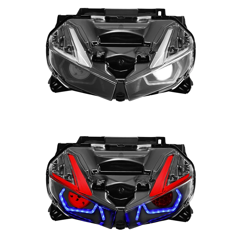 

12V Motorcycle front headlights with integrated high and low beams for HONDA RS150X Assembly Headlamp