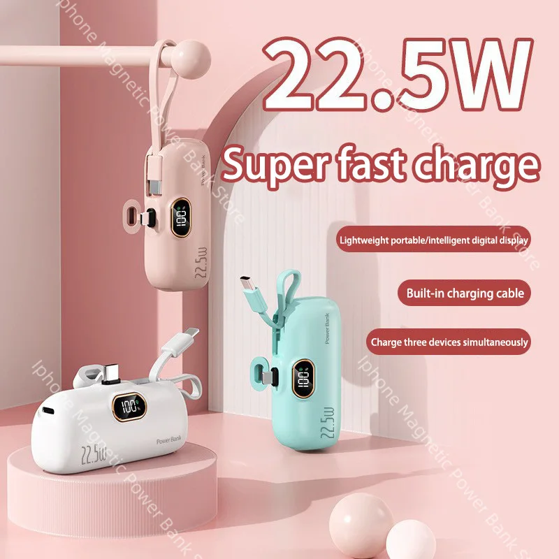 2025 الأصلي الجديد 30000mAh بنك الطاقة المحمول 22.5 واط شحن سريع الطاقة المتنقلة بطارية خارجية PowerBank آيفون سامسونج