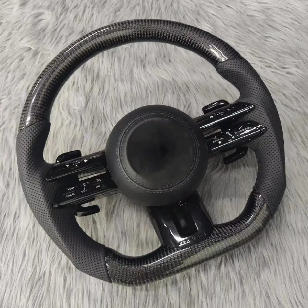 Car Steering Wheel For Mercedes Benz steering wheel ACESG Class CLS/G Interior Accessorie Shift Paddle Carbon Fiber Accessories