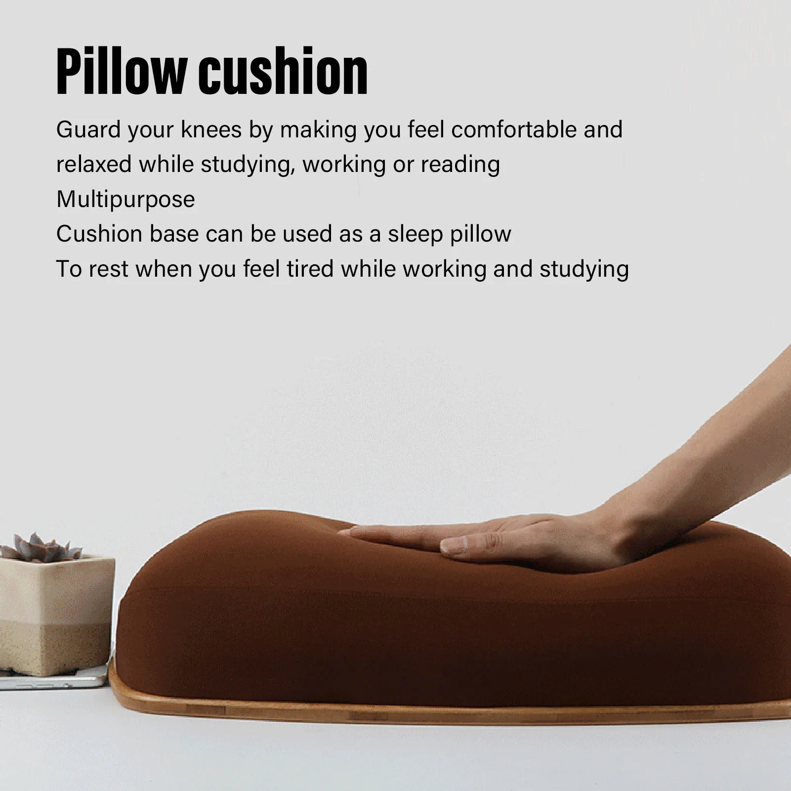 مكتب لاب توب مع وسادة ، خشب خيزران ، يناسب الكمبيوتر المحمول ، محمول ، يعمل ، كتابة ، رسم #3