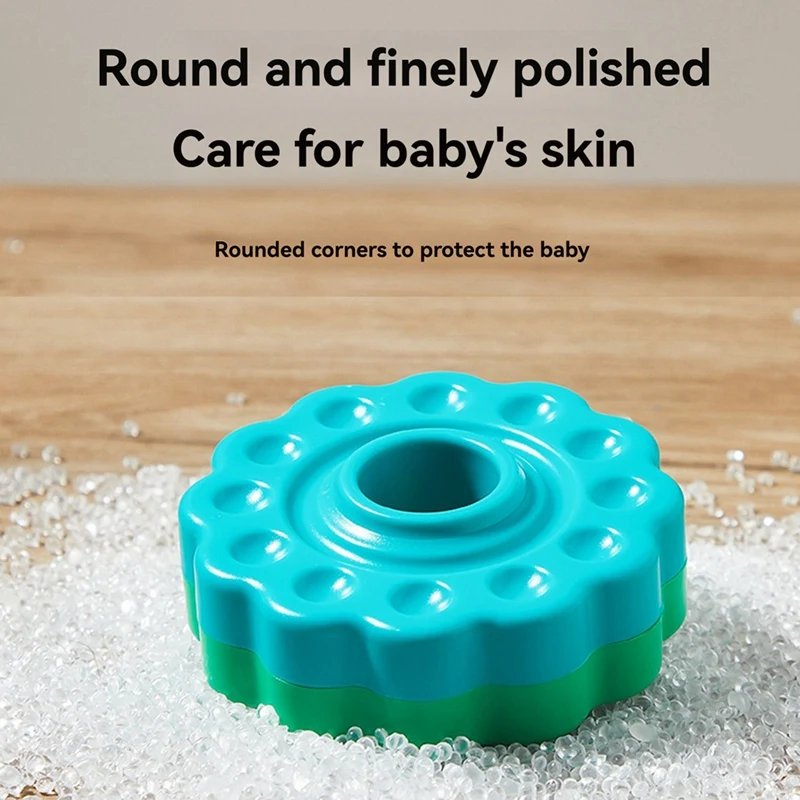 WISH Rainbow Circle Stacker Montessoritoy es adecuado para niños de 1 a 3 años y es un regalo de cumpleaños ideal.