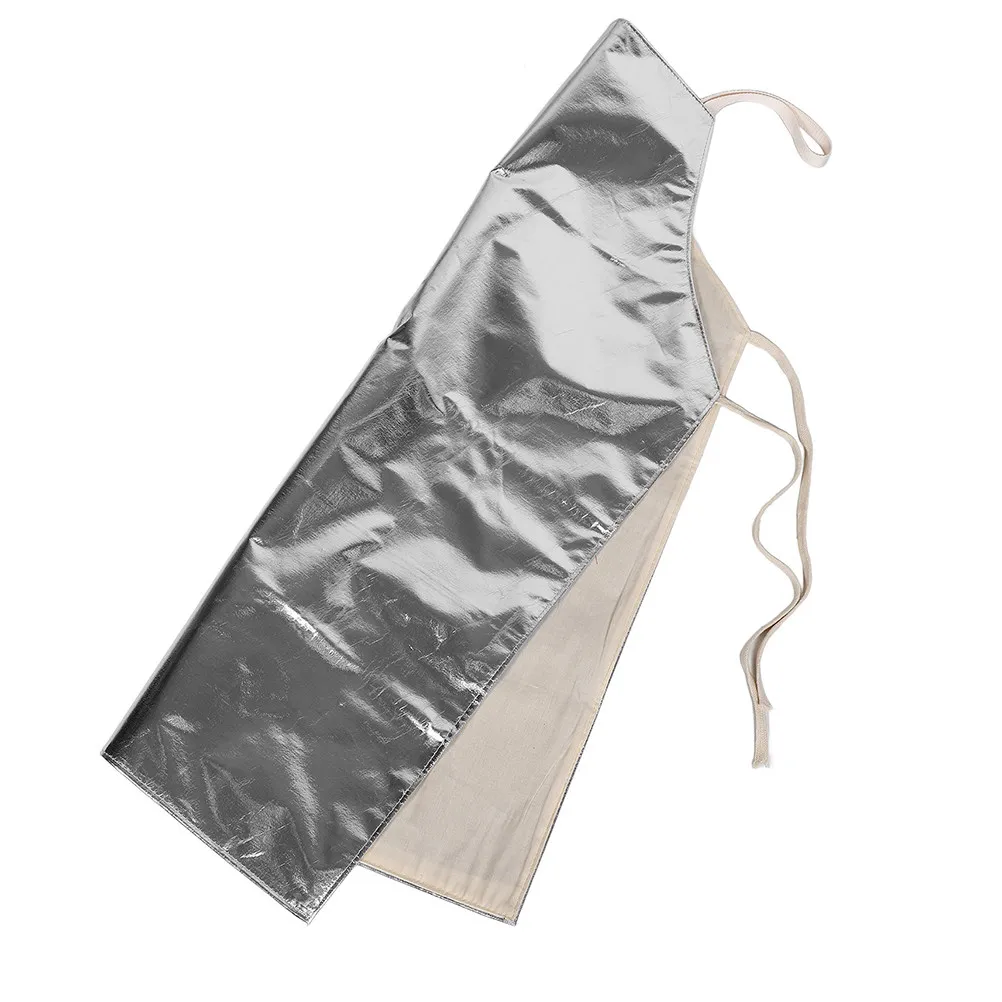 fireproof-aluminum-foil-heat-resistant-apron-industrial-protective-clothing-safety-apron-for-welding-bbq-cooking-heat-proof