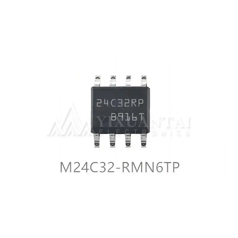10pcs/Lot M24C32-RMN6TP  EEPROM Serial-I2C 32K-bit 4K X 8 2.5V/3.3V/5V 8-Pin SO N T/RNew