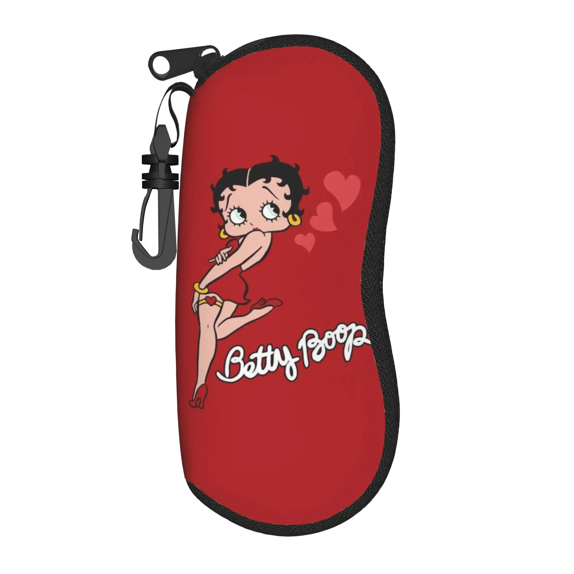 B-Bettyes Boopes Glasses Case Men Women Printing Accessories Bettys Sunglasses Protector Vintage Eye Contacts Case
